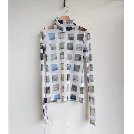 print tulle inner【MIDEVEIN】
