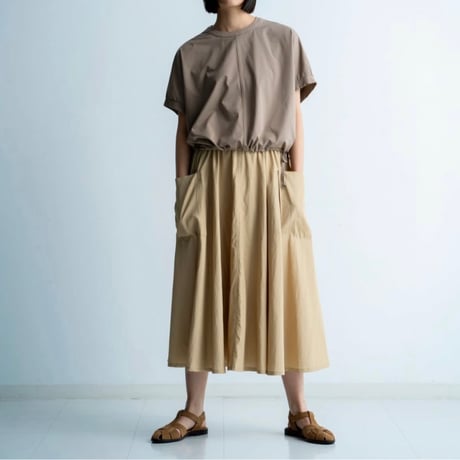 GATHER FLARE SKIRT【MANON】