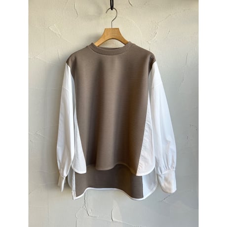 リブ×シャツドッキングPO【EMUE】