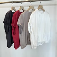 ギャザーヘムトップス