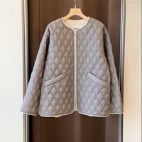 キルティングアウター