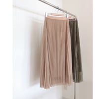 TRICOT PLEATS SKIRT