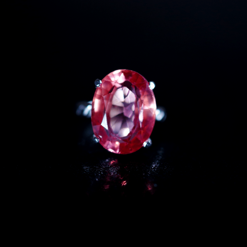 ☆ 新作 ☆『Morganite』☆の世界でひとつの天然石リングsilver925