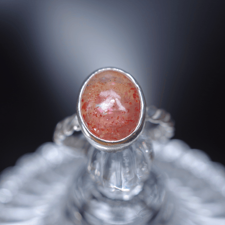 New Arrival☆新作☆『SunStone』の世界でひとつの天然石リングsilver925