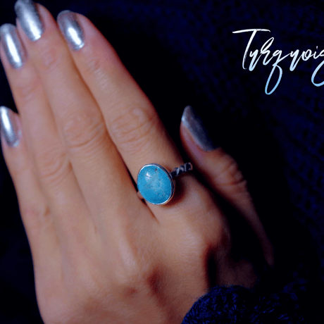 New Arrival☆新作☆『Turquoise』☆天然石リングsilver925