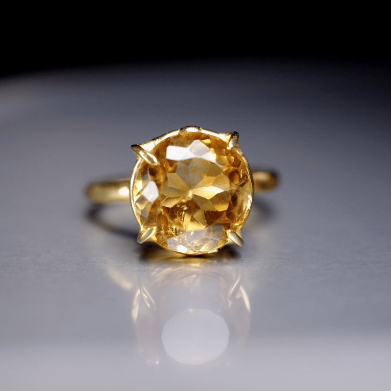 新作 ☆New☆煌めく『Citrine』の世界でひとつの天然石リング sv925 新作 ☆New☆煌めく『Citrine』の世界でひとつの天然石リング sv925