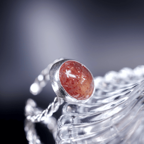 New Arrival☆新作☆『SunStone』の世界でひとつの天然石リングsilver925