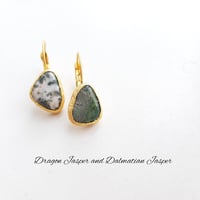 『DragonJasper &DalmatianJasper』のピアス