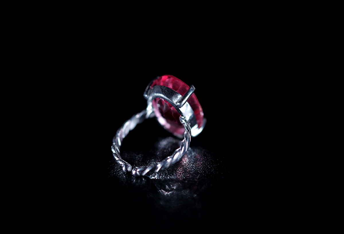 ☆ 新作 ☆『Morganite』☆の世界でひとつの天然石リングsilver925