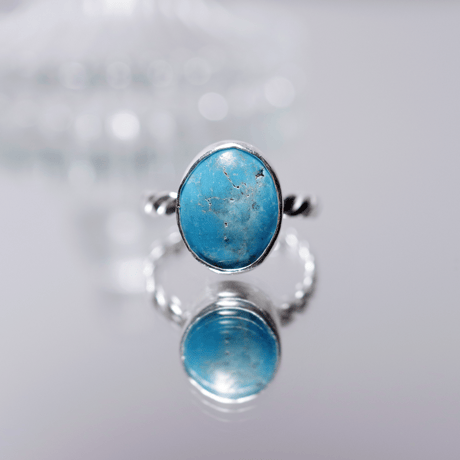 New Arrival☆新作☆『Turquoise』☆天然石リングsilver925