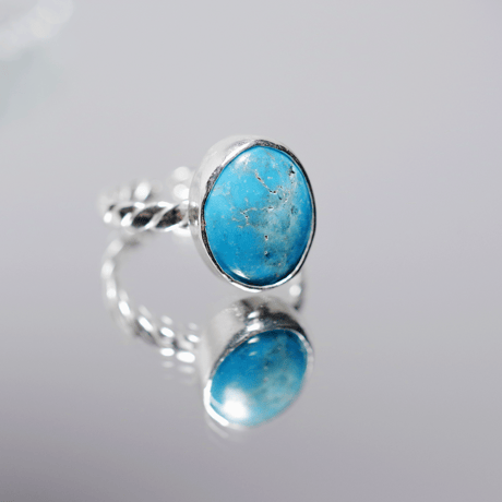 New Arrival☆新作☆『Turquoise』☆天然石リングsilver925