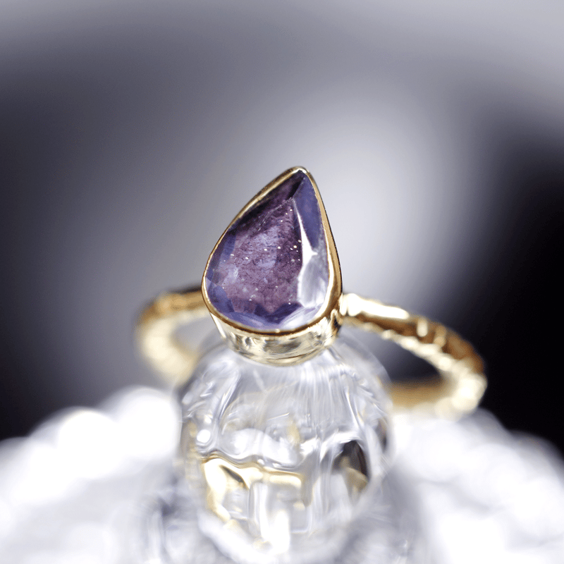 ダンザナイトリング 天然石リング 多色性 新作☆希少石『タンザナイト