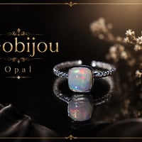 NEW ☆ 新作 ☆『Opal』☆の世界でひとつの天然石リングsilver925