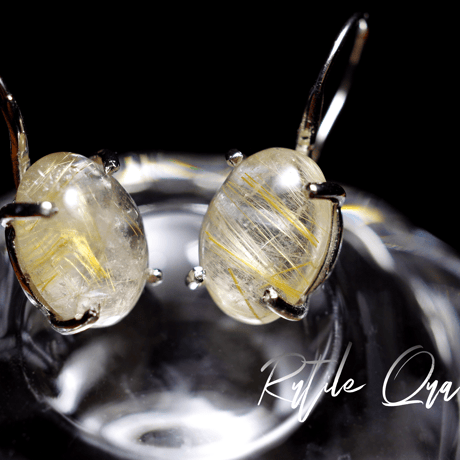 ルチルクォーツピアス | STORES