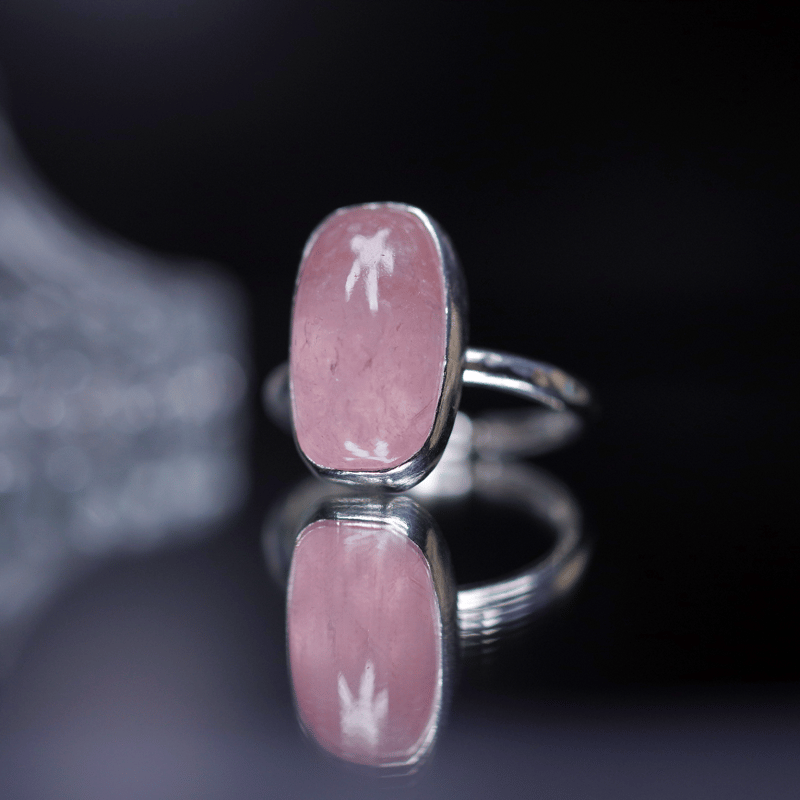 New ☆ 新作 ☆『Morganite』☆世界でひとつの天然石リングsilver925 |