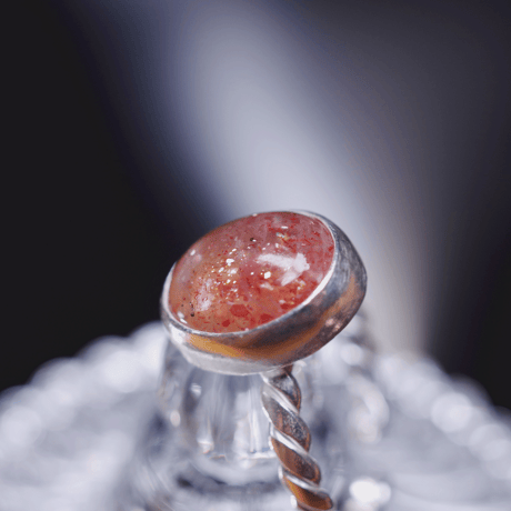 New Arrival☆新作☆『SunStone』の世界でひとつの天然石リングsilver925