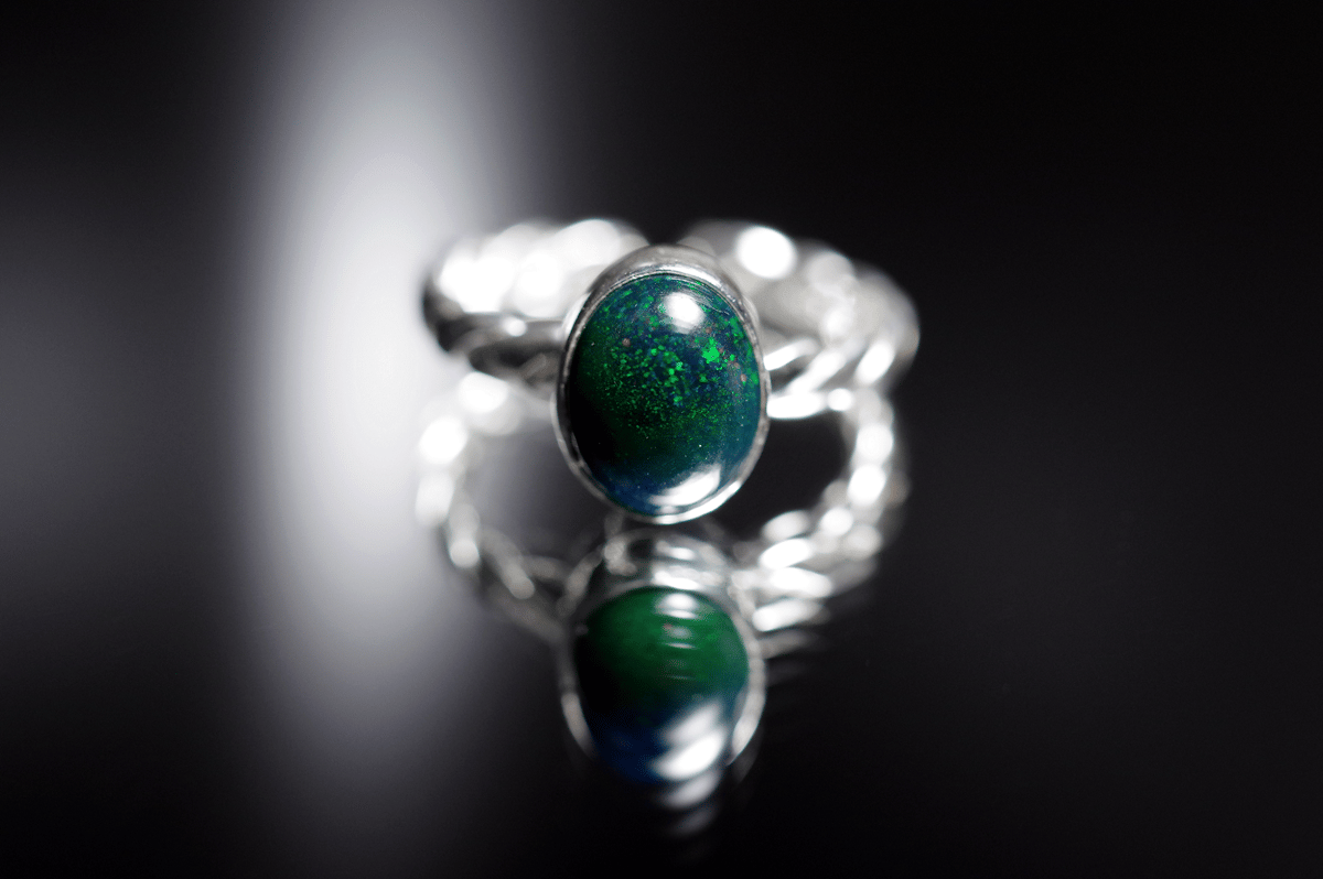 NEW ☆ 新作 ☆『Opal』☆の世界でひとつの天然石リングsilver925 fit=scale-down,w=1200