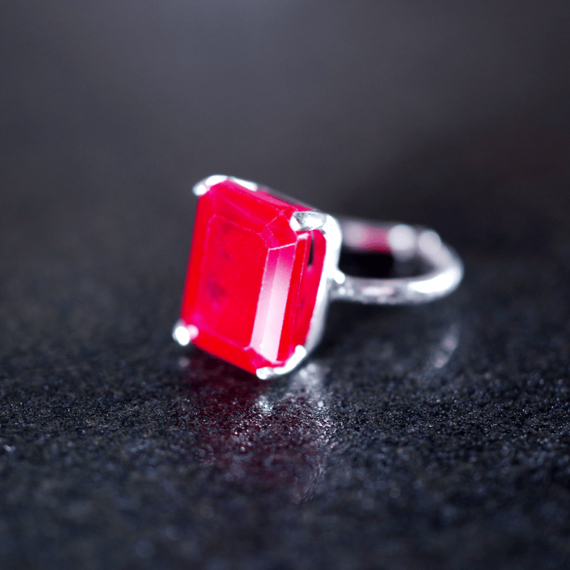 New ☆ 新作☆『ルビー』☆の世界でひとつの天然石リングsilver925