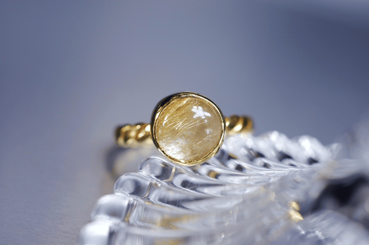 New Arrival☆『ルチルクォーツ』の世界でひとつの天然石リング