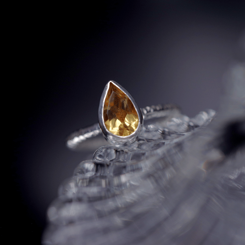 新作 ☆New☆『Citrine』の世界でひとつの天然石リング silver925 | Beo
