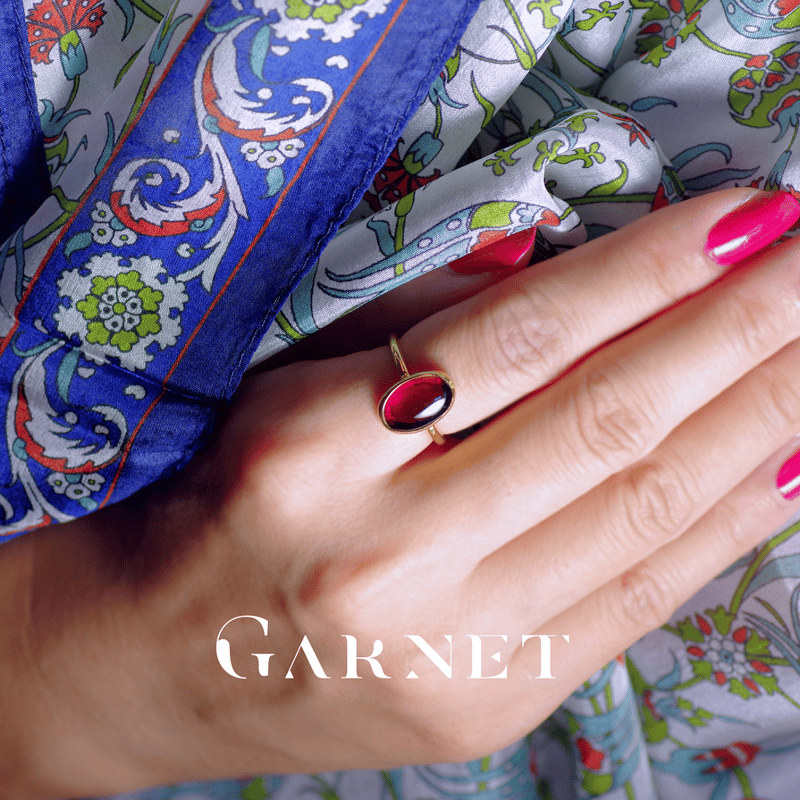 New『Garnet』の世界でひとつの天然石リングsilver925 + 22kgf | Be...