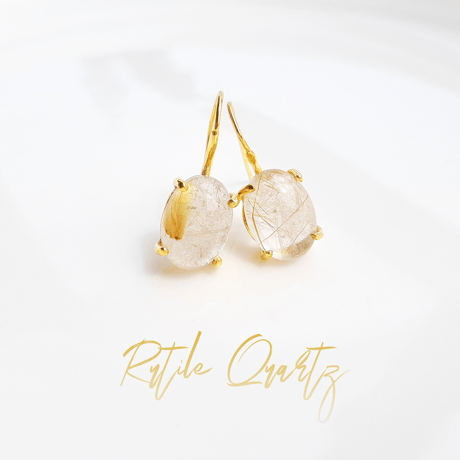 ルチルクォーツピアス | STORES