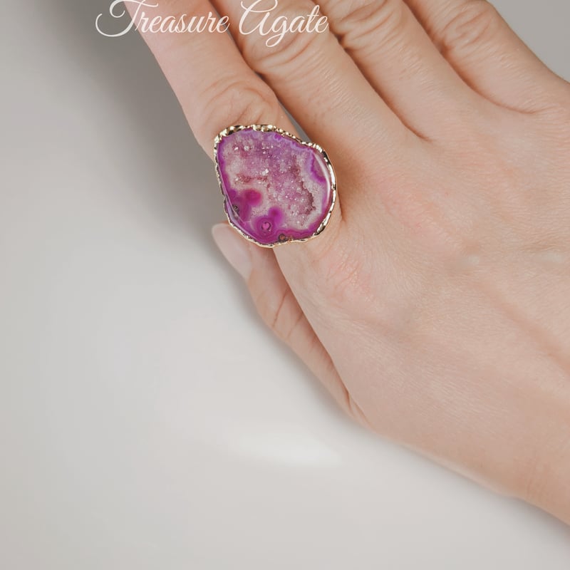 Sold out☆ 新作 ☆『Morganite』☆世界でひとつの天然石リング 最新作☆『トレジャーメノウ』の世界でひとつの天然石リング