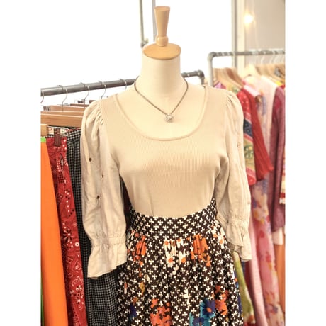 Vintage Tyrolean top【01205】