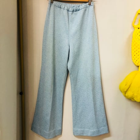 70s Blue paisley 2PC【01127】