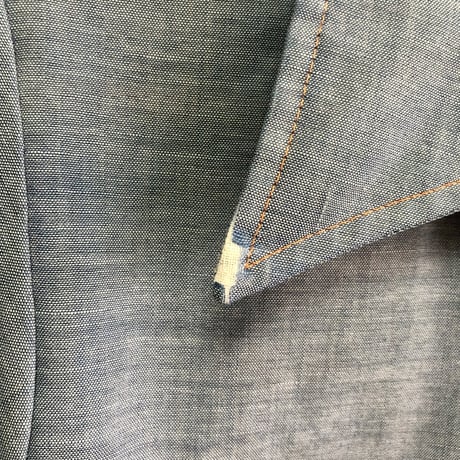 70s Chambray blouse【01466】