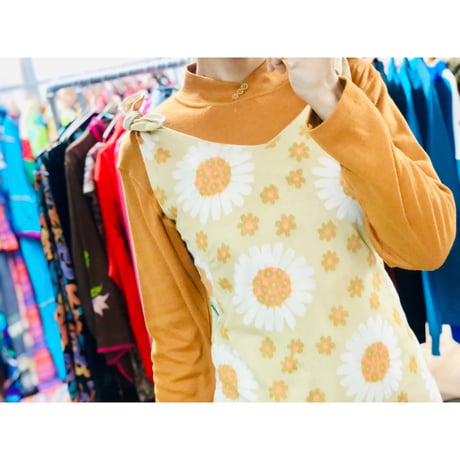 Vintage floral sundress【00836】