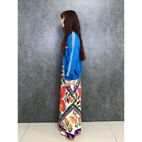 Vintage butterfly maxi skirt【01451】