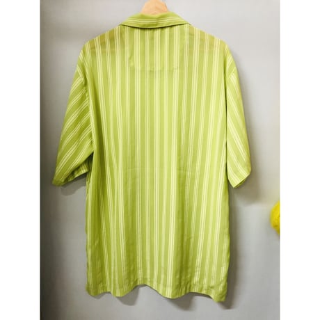 Lightgreen half sleeve shirt【00722】