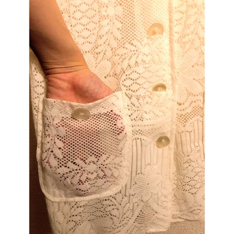 60s Lace gilet【00305】