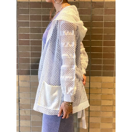 60s mesh beach hoodie【00297】