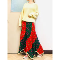 70s Escargot maxi skirt【01030】
