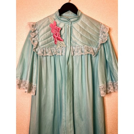 60s Pastel blue nightgown set【00122】