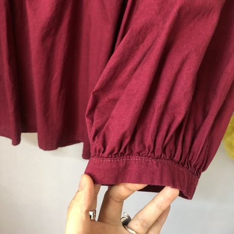 Vintage burgundy top【01204】
