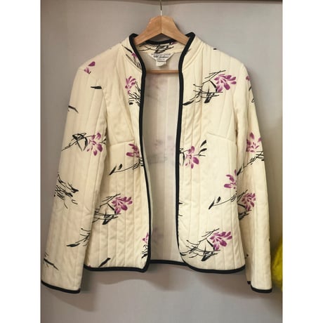 70-80s Dress & Quilted jacket 2PC【01055】