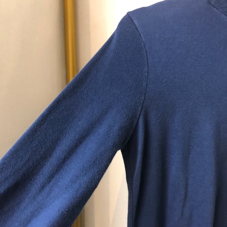 80s NAVY turtleneck top【01015】