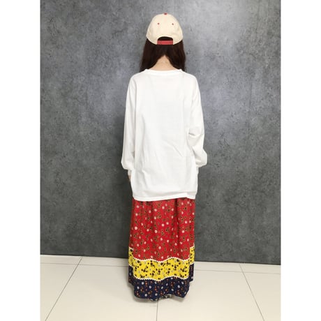 90s Rose Bawl long sleeve tee【01468】