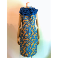 70s mini dress【00222】