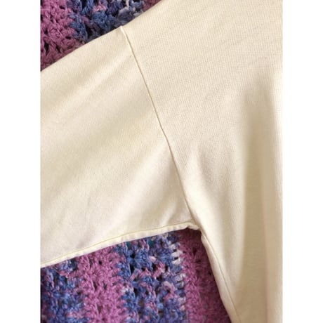 Butter yellow half zip sweat shirt【01357】