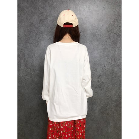 90s Rose Bawl long sleeve tee【01468】