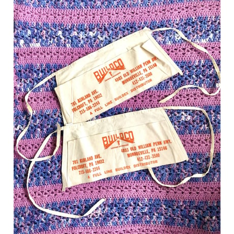 Vintage Iowa Carpenter Apron ／ A【01432】