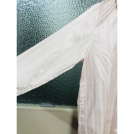 Vintage babypink pajama shirt【00849】