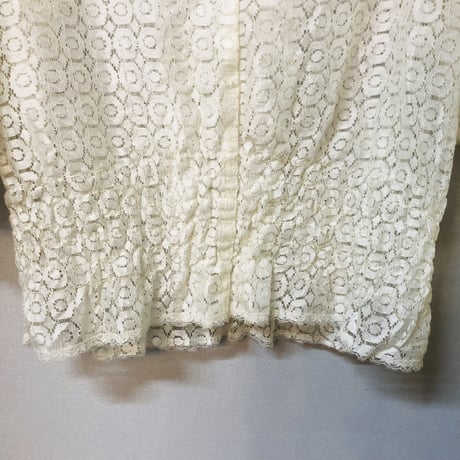 Vintage lace butterfly sleeve top【01203】