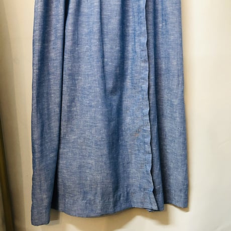 70s Wrap tulip maxi dress【01080】