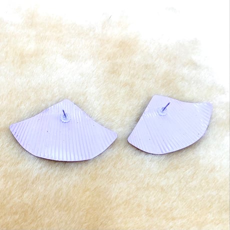 90s Lavender plate sector pierce【01134】