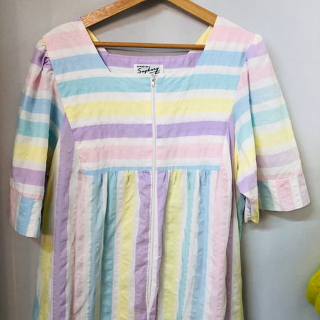 Saybury pastel maxi dress【01114】